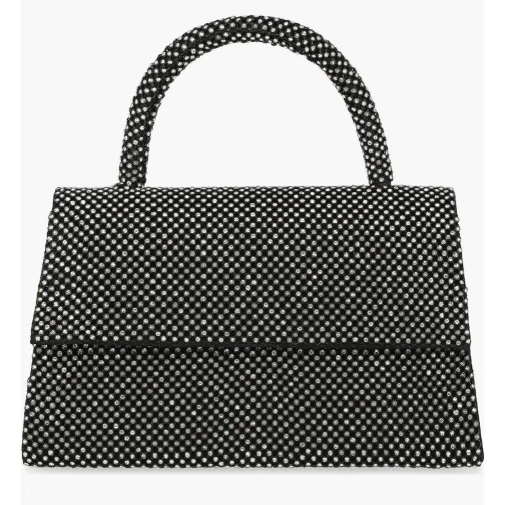Jessica McClintock Black and Silver Handbag